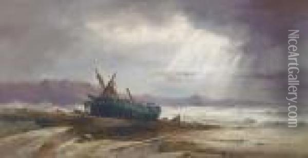 Salvaging The Wreck Oil Painting - S.L. Kilpack
