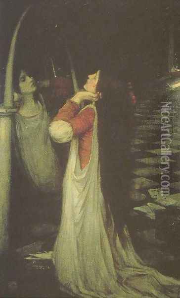 Study for Mariana in the South Oil Painting - John William Waterhouse