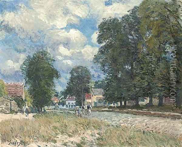 La route de Marly-le-Roi Oil Painting - Alfred Sisley