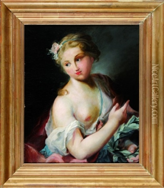 Allegorische Frauengestalt Oil Painting - Rosalba Carriera