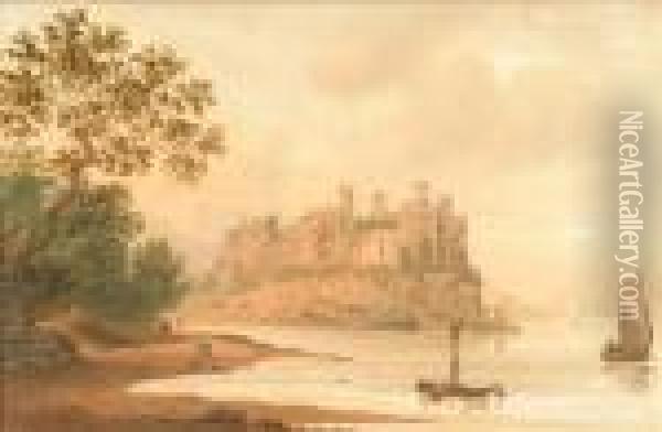 Conwaycastle Oil Painting - John Glover