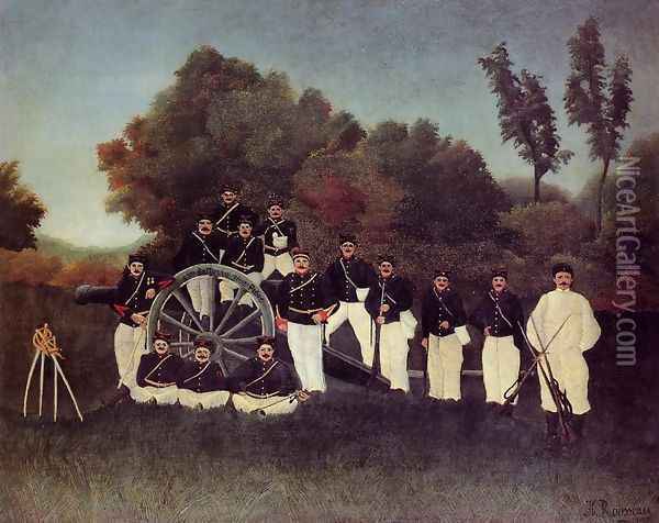The Artilleryman Oil Painting - Henri Julien Rousseau
