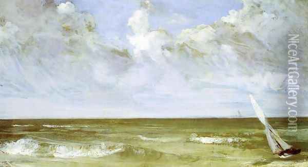 The Sea Oil Painting - James Abbott McNeill Whistler