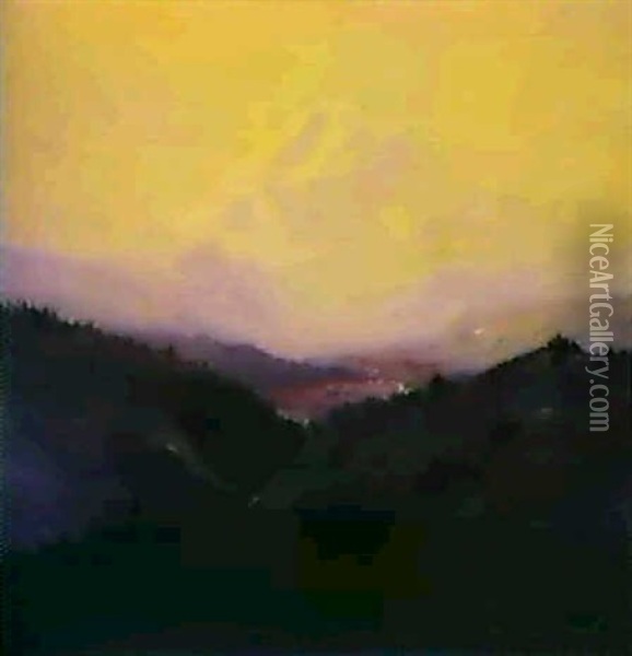 Early Evening, Mt. Mckinley Oil Painting - Sydney Mortimer Laurence