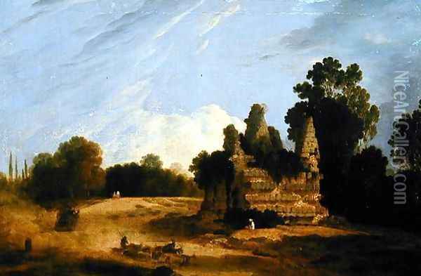 The Tomb of Horatii Oil Painting - Richard Wilson