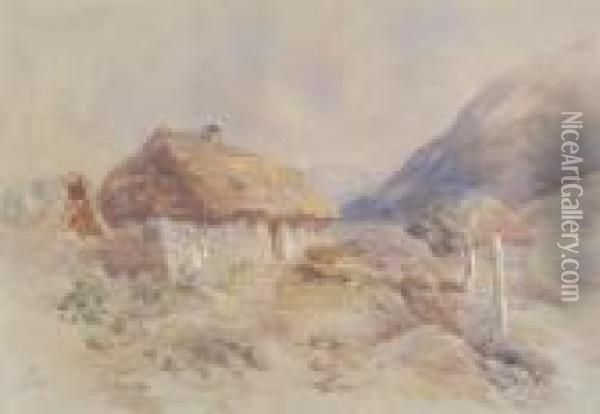 Loch Dhu Oil Painting - John Frederick Tayler