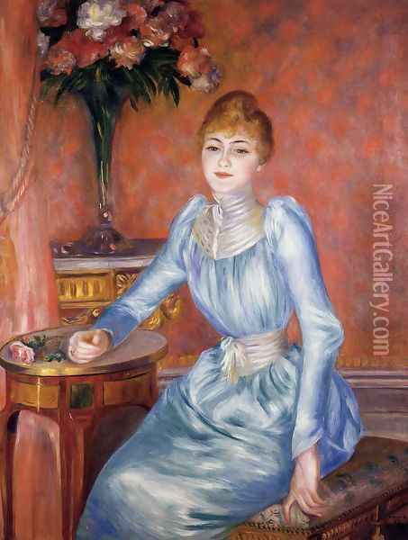 Madame Robert De Bonnieres Oil Painting - Pierre Auguste Renoir