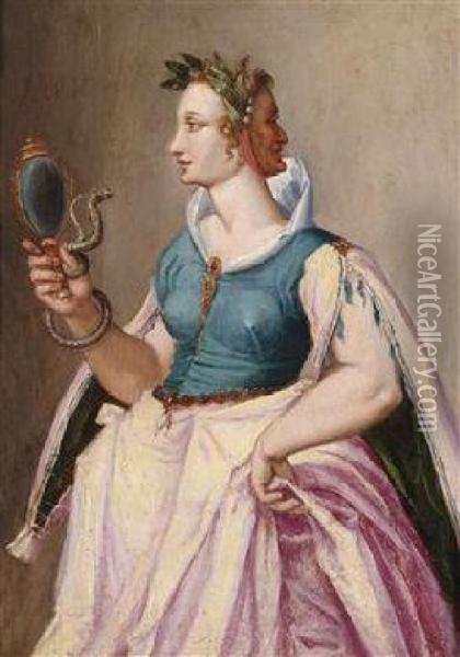Allegory Of Vanity Oil Painting - Peter Candid