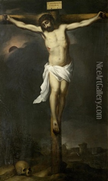 Christus Am Kreuz Oil Painting - Bartolome Esteban Murillo