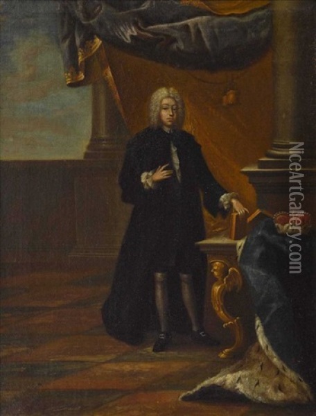Kurfurst Und Erzbischof Franz Ludwig Von Pfalz-neuburg Oil Painting - Pieter Jacob Horemans