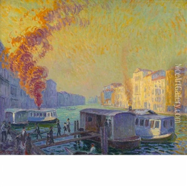 Grand Canal, Venice Oil Painting - William Samuel Horton
