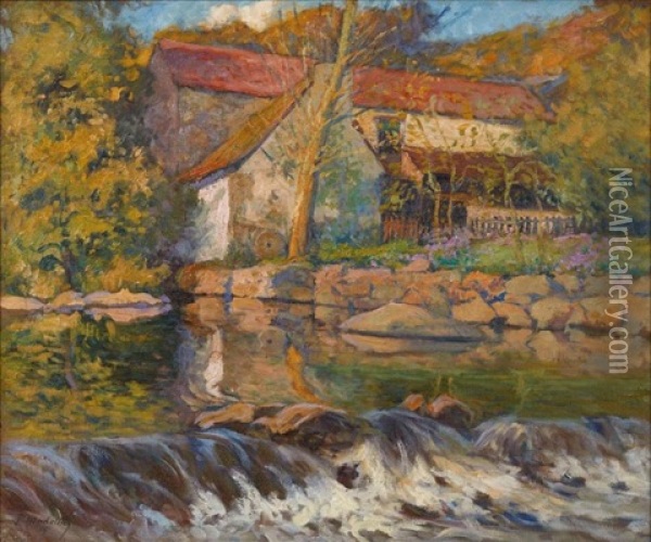 Le Moulin En Creuse Oil Painting - Paul Madeline