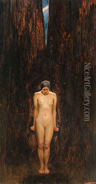 Female nude Oil Painting - John Byam Liston Shaw