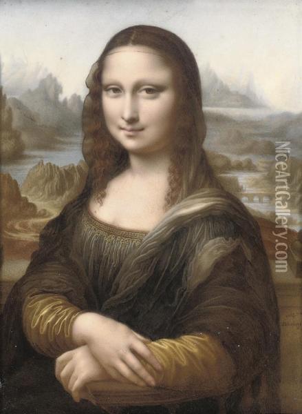 The Mona Lisa Oil Painting - Marie-Adelaide Ducluzeau