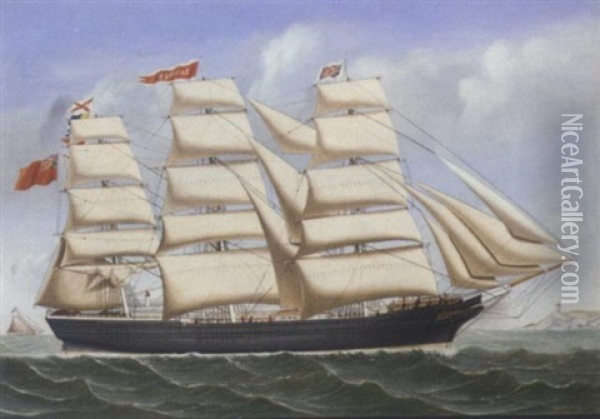 The British Full-rigged Ship 