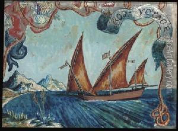 Bon Voyage Oil Painting - Dora Carrington