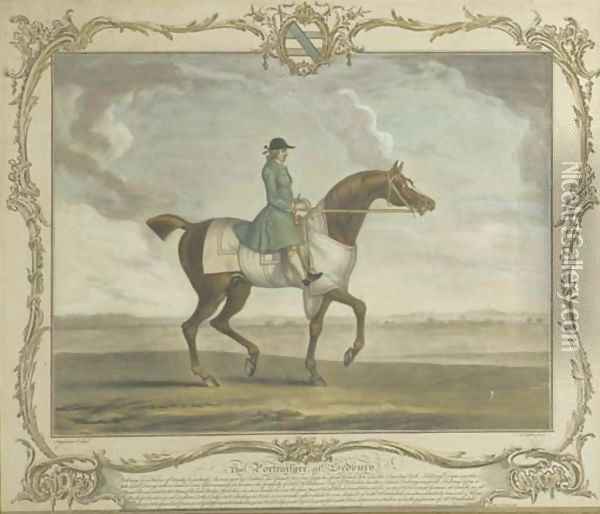 The Portraiture of Sedbury Oil Painting - James Seymour And Thomas Spencer