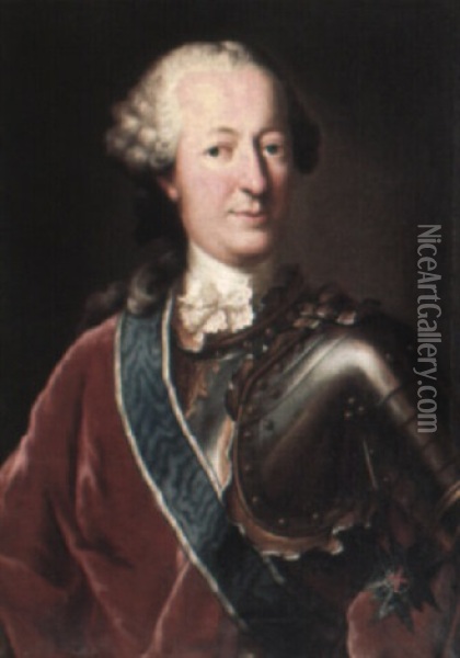 Portrait Of Maximilian Emanuel Joseph Von Torring Oil Painting - George de Marees