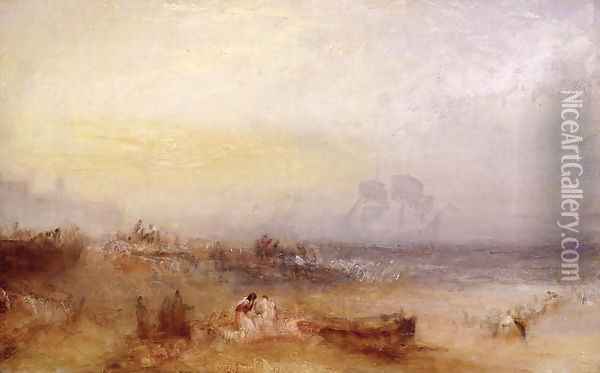 The Morning After the Storm, c.1840-45 Oil Painting - Joseph Mallord William Turner