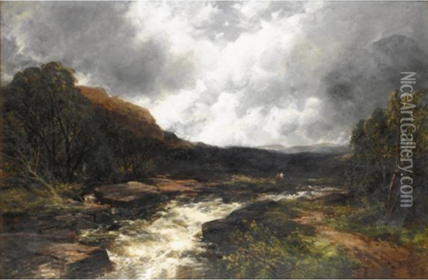 A Scene In Scotland Oil Painting - Edmund Morison Wimperis