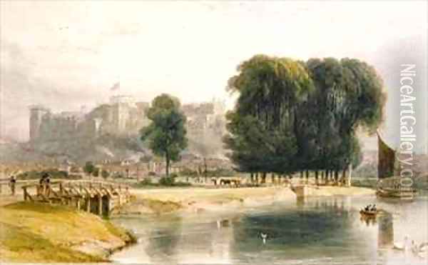 Windsor Castle 3 Oil Painting - William Daniell RA