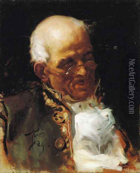 Portrait of a Caballero Oil Painting - Joaquin Sorolla Y Bastida