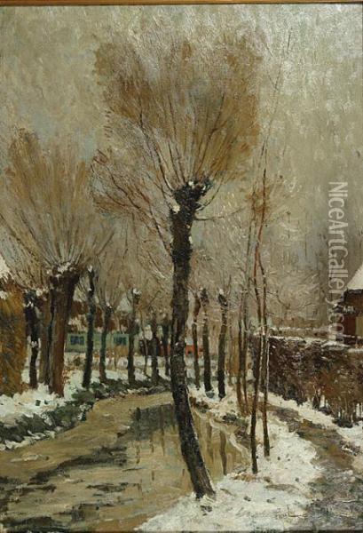 Le Chemin Des Moulins Oil Painting - Paul Mathieu