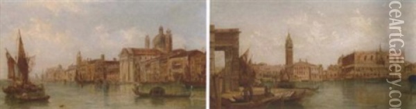 The Ducale Palace Oil Painting - Alfred Pollentine