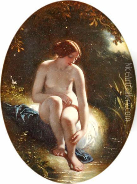 The Naiad Oil Painting - William Edward Frost