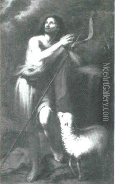 John The Baptist Oil Painting - Bartolome Esteban Murillo