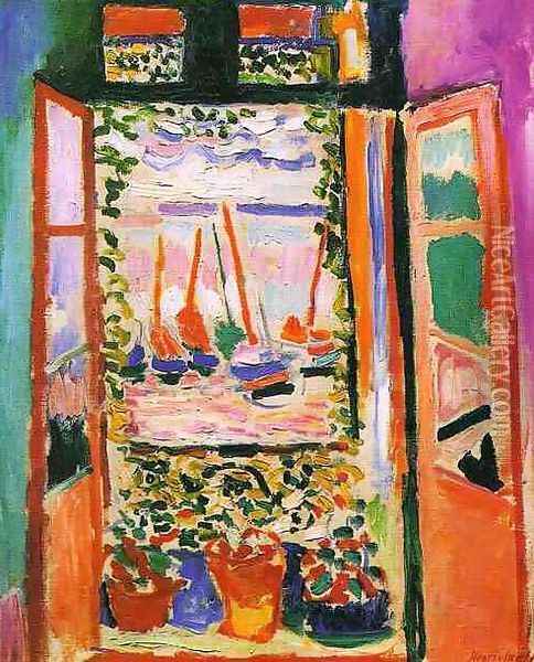 Open window at Collioure Oil Painting - Henri Matisse