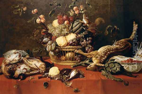 Still-Life 1635-39 Oil Painting - Frans Snyders