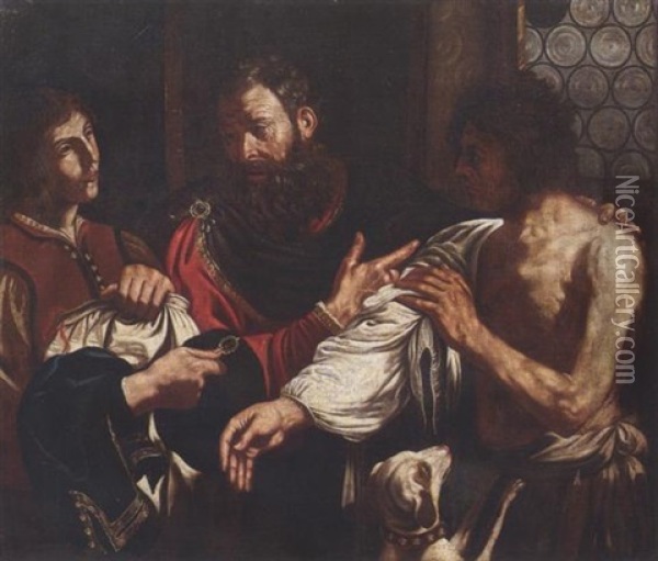 Ritorno Del Figliol Prodigo Oil Painting -  Guercino