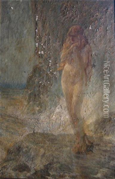 Andromeda Oil Painting - George Gibbs