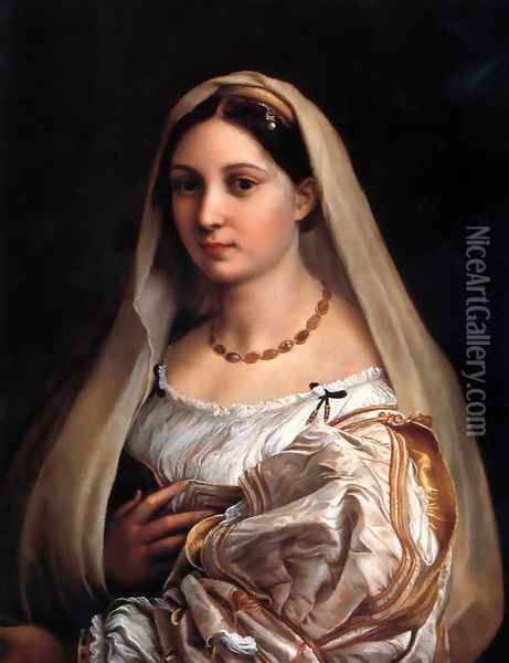 La Donna Velata 1516 Oil Painting - Raphael