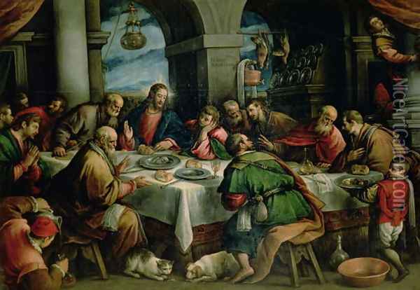 The Last Supper Oil Painting - Francesco, II Bassano
