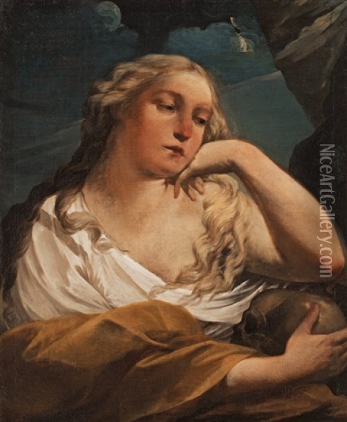 Mary Magdalene Oil Painting - Carlo Cignani