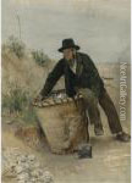 Le Chiffonier (the Ragpicker) Oil Painting - Jean-Francois Raffaelli