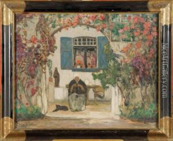 La Maison Paisible Oil Painting - Fernand Allard L'Olivier