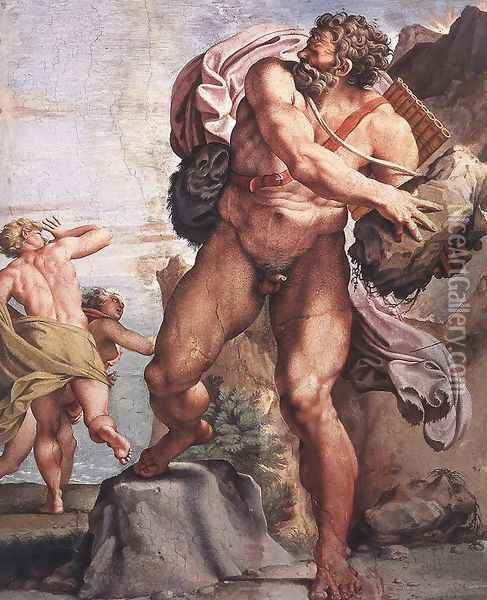 The Cyclops Polyphemus Oil Painting - Annibale Carracci