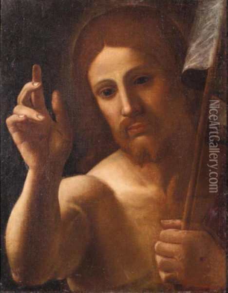 Salvator Mundi Oil Painting - Annibale Carracci