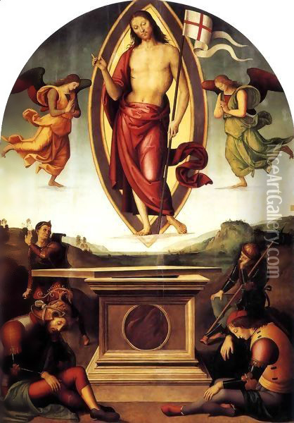 Resurrection of Christ Oil Painting - Pietro Vannucci Perugino