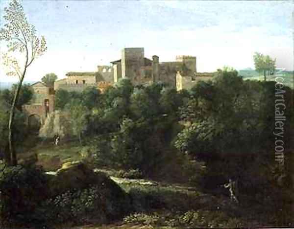 Classical Landscape 2 Oil Painting - Gaspard Dughet