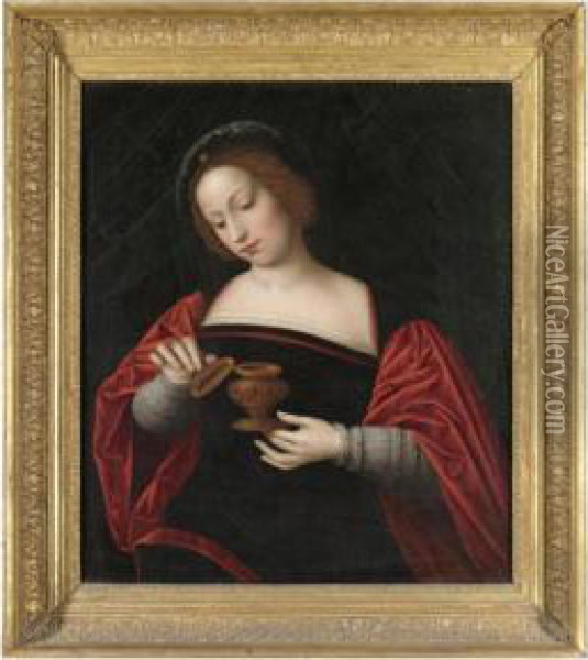 Mary Magdalene Oil Painting - Ambrosius Benson