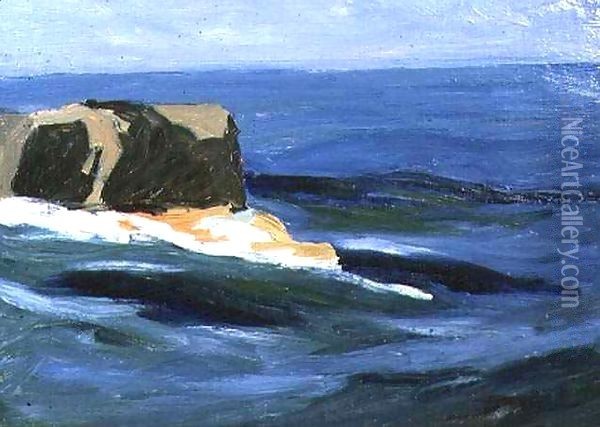 New England Seascape Oil Painting - Yarnall Abbott