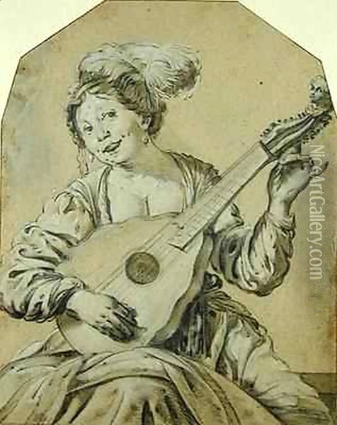 The Lute-Player Oil Painting - Hendrick Ter Brugghen