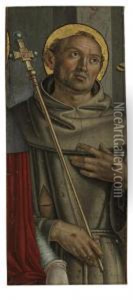 Saint Francis Oil Painting - Domenico Morone