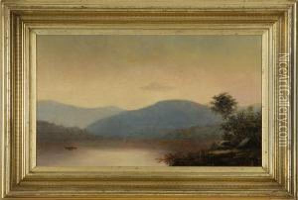 Lake George Oil Painting - Eliphalet Terry