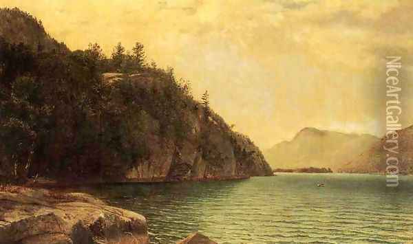 Lake George Oil Painting - David Johnson
