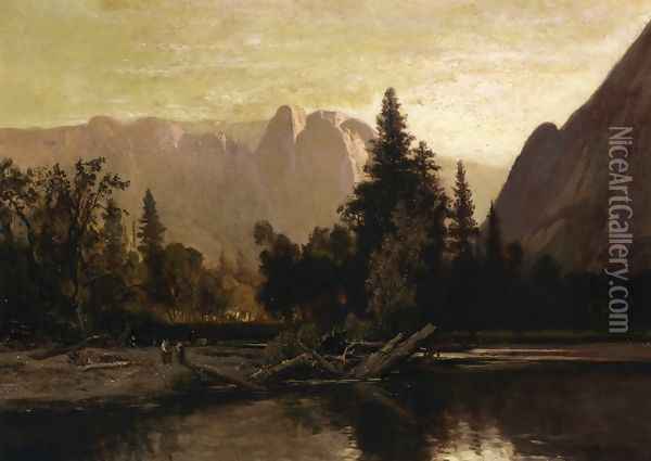 Yosemite Valley Oil Painting - William Keith